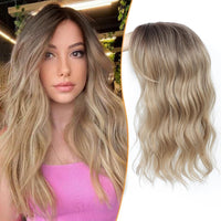 Blond ombre z ciemną nasadą