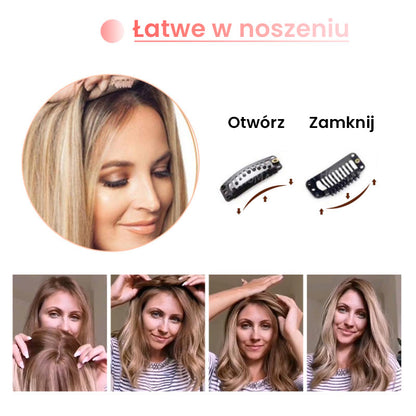 ⚡ Ostatnia szansa – 🌷 Nowość 2026: Lekki, Oddychający Topper do Włosów z Falowanym Efektem